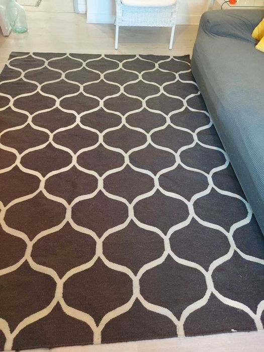 Carpete Kilim castanho /beje