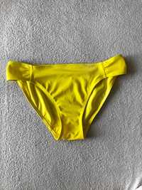 Żółte neonowe majtki dół od stroju bikini XS/S
