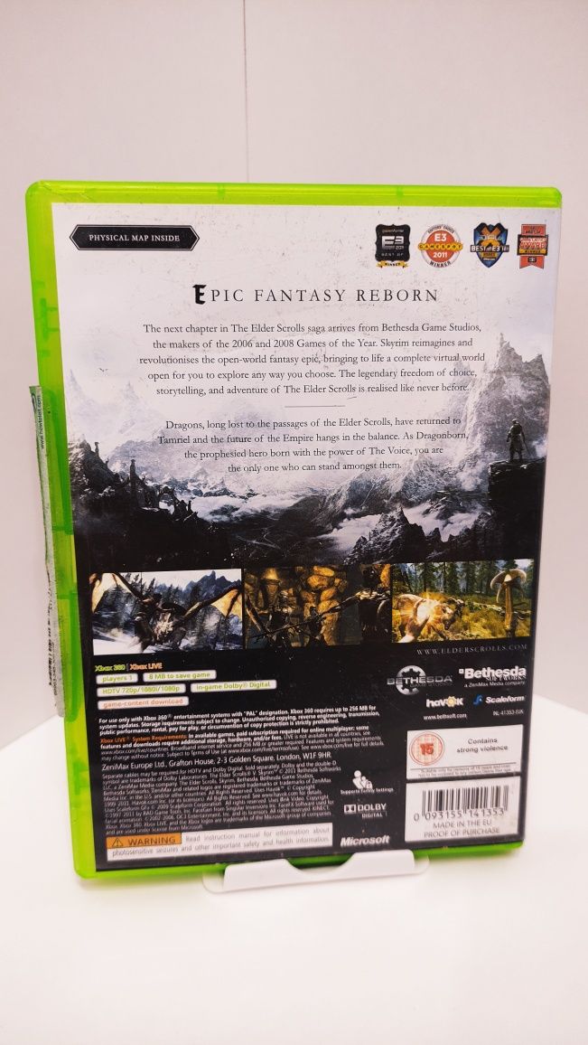 Skyrim the elder scrolls V Xbox 360