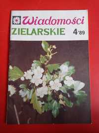 Wiadomości zielarskie nr 4/1989, kwiecień 1989