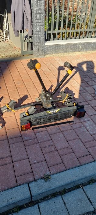 Bagaznik rowerowy na hak spinder Hawk 2 rowery lampy wtyczka na gniazd