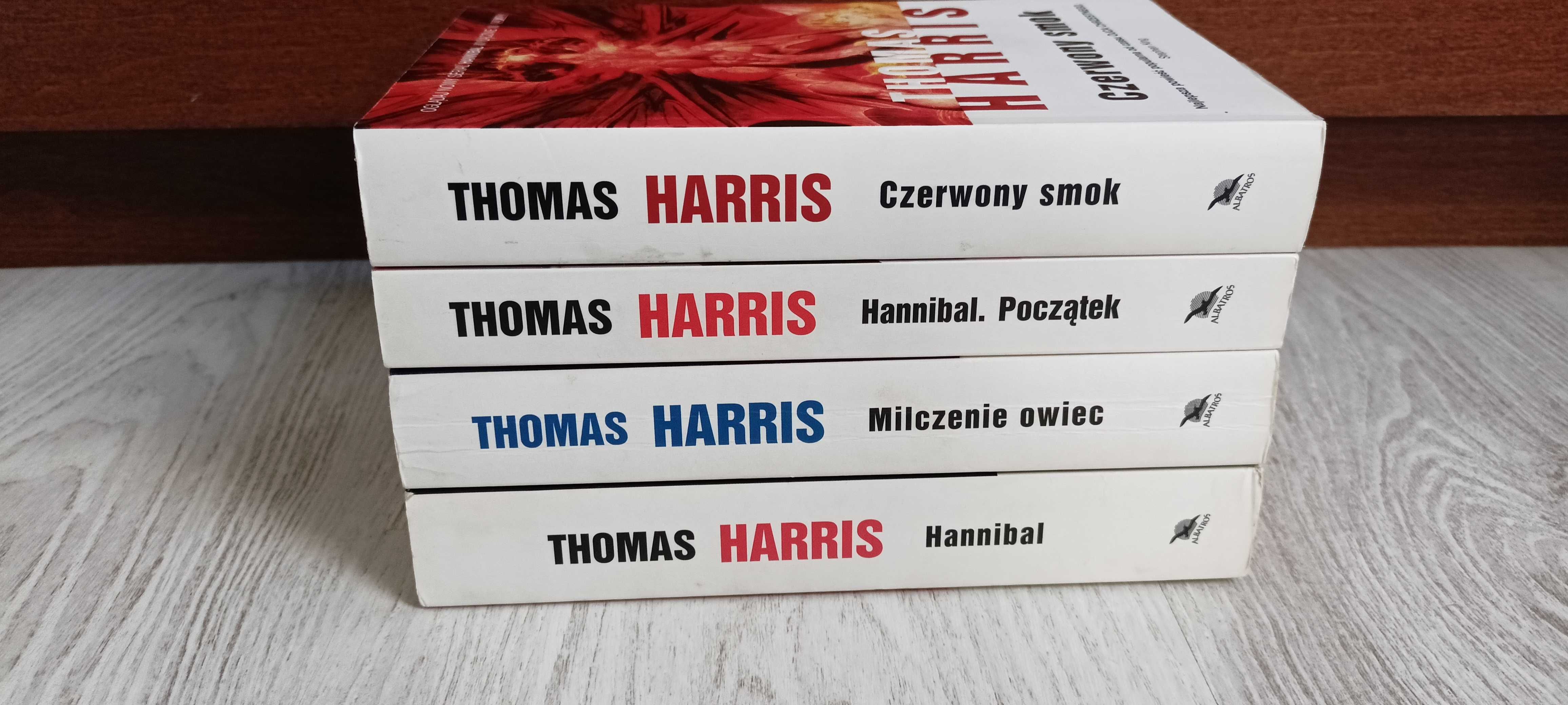 4x Thomas Harris Milczenie owiec + Hannibal Początek + Czerwony smok