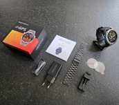 NOWOCZESNY ZEGAREK MĘSKI SMARTWATCH wodoodporny zegarek z polskim menu