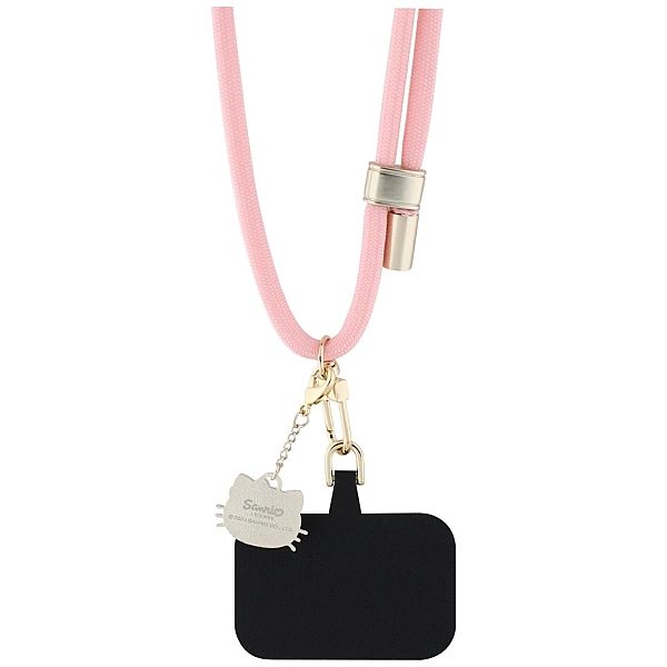 Uniwersalna smycz do telefonu Hello Kitty Patch & Kitty Head Charm - r