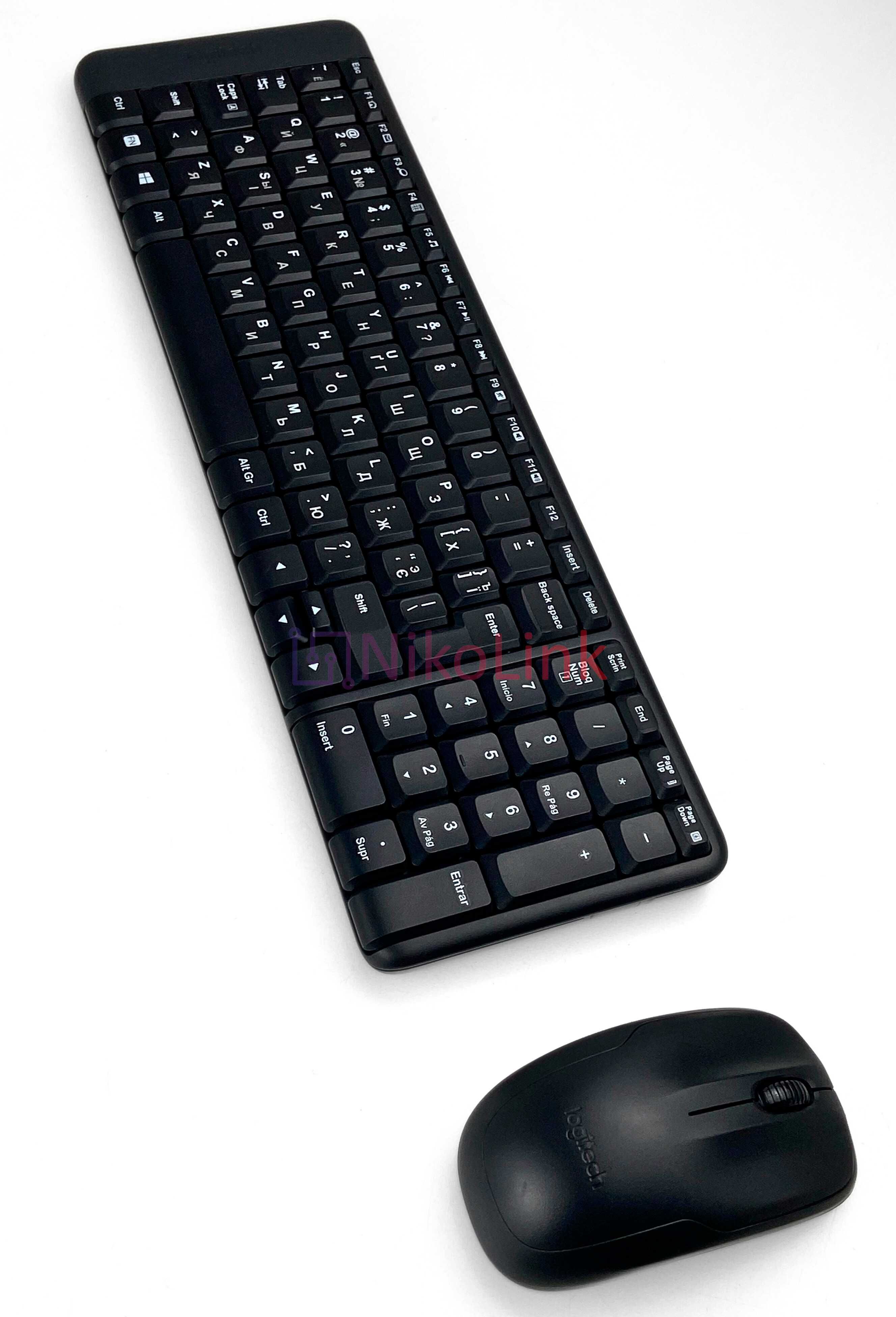 Бездротовий комплект Logitech MK220 - Миша та Клавіатура | Refurbished