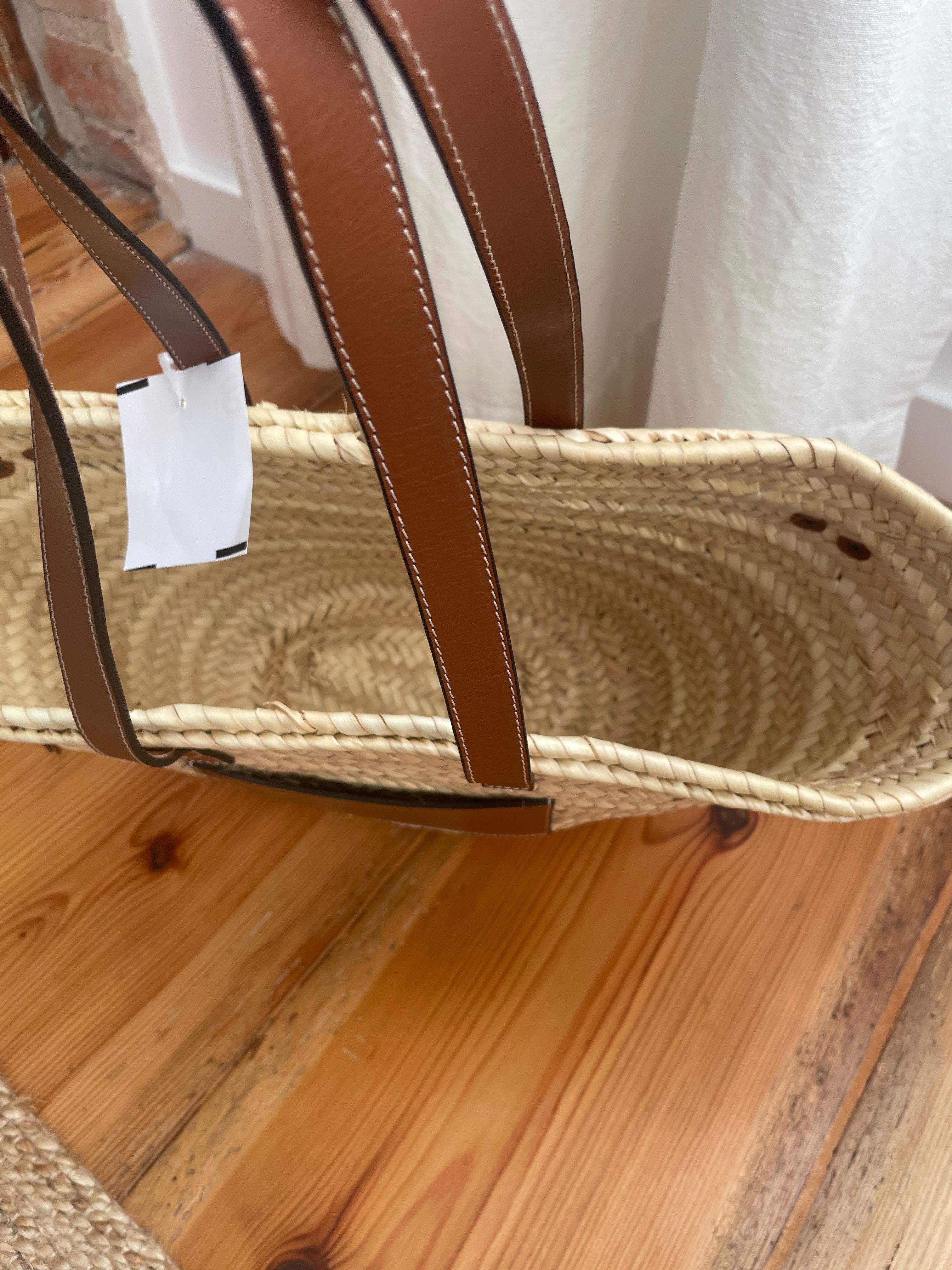 Isabel Marant torba Cadix Medium shopper słomkowa słomiana