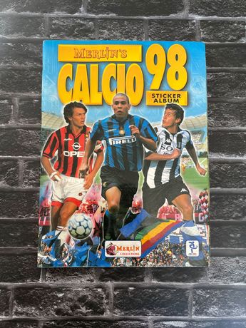 Merlin Calcio 98 Заполненный альбом.(panini)