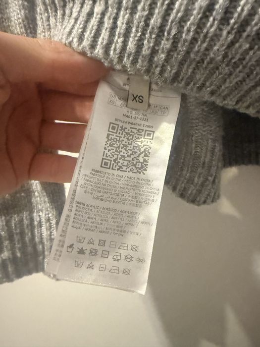 Guess sweterek szary sweter XS