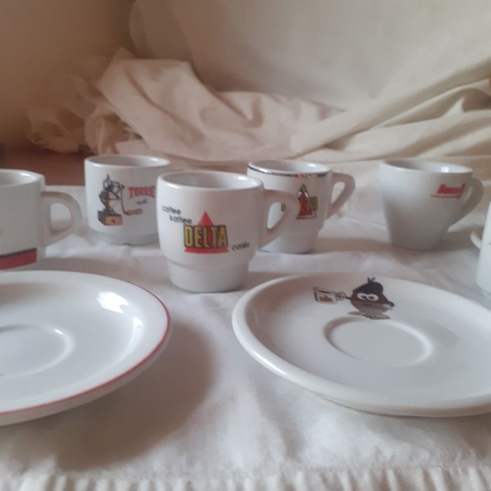 10 chávenas 6 Pires para colecionadores