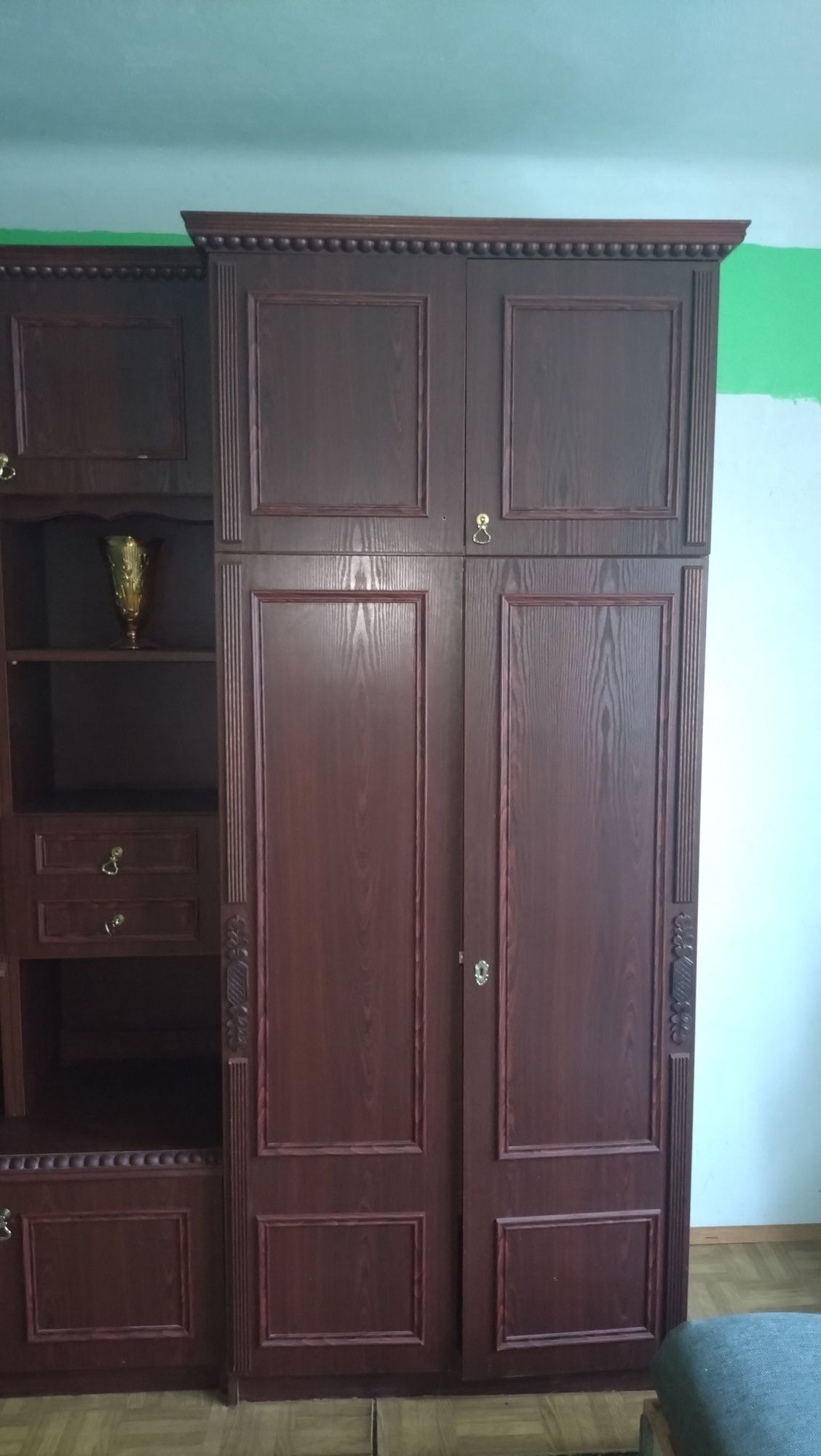Meblościanka mahoń