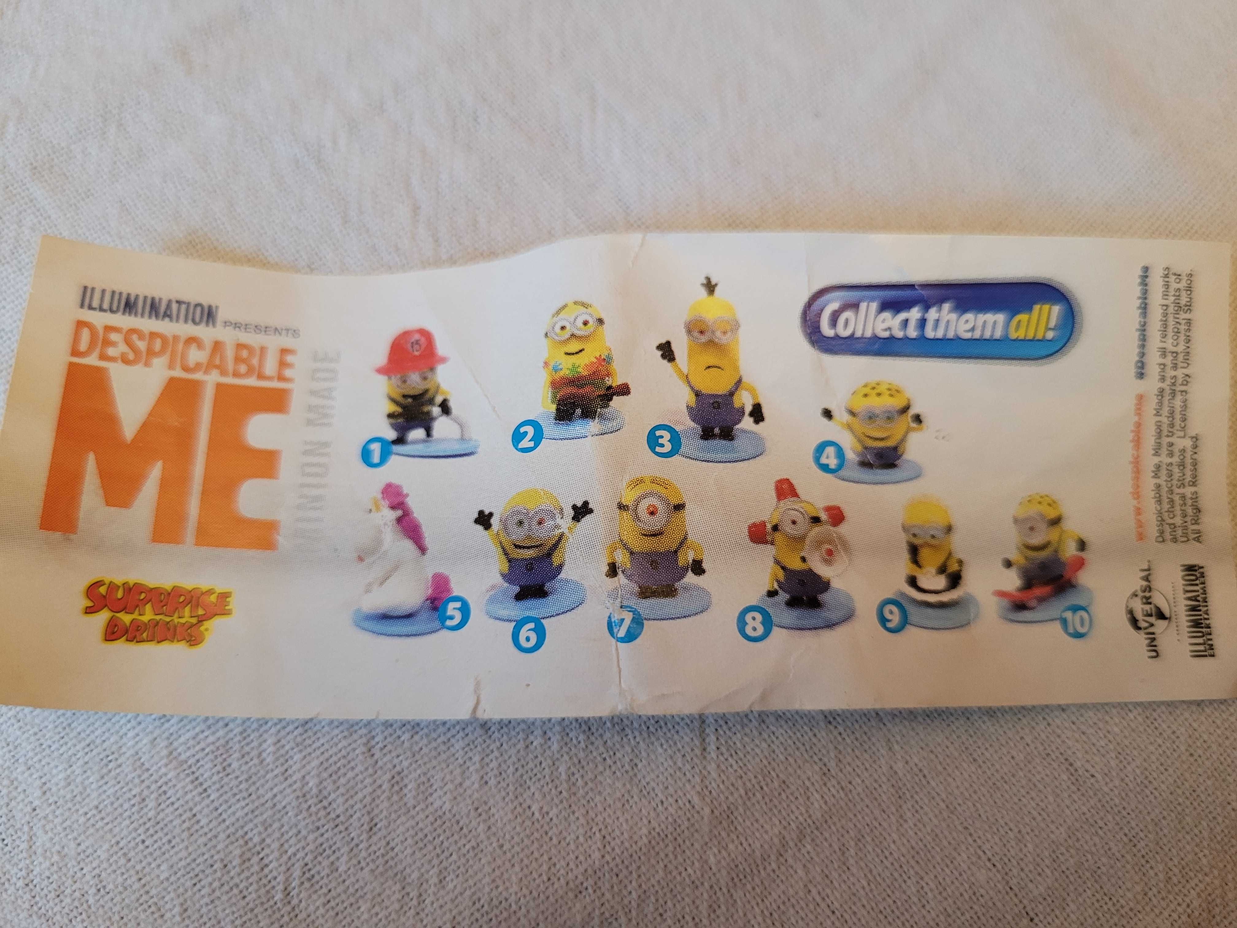 Zestaw figurek Minionki, figurki, zabawki, 7 sztuk