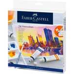 Farby akwarelowe CS w tubkach 24 kolory Faber Castell blister,