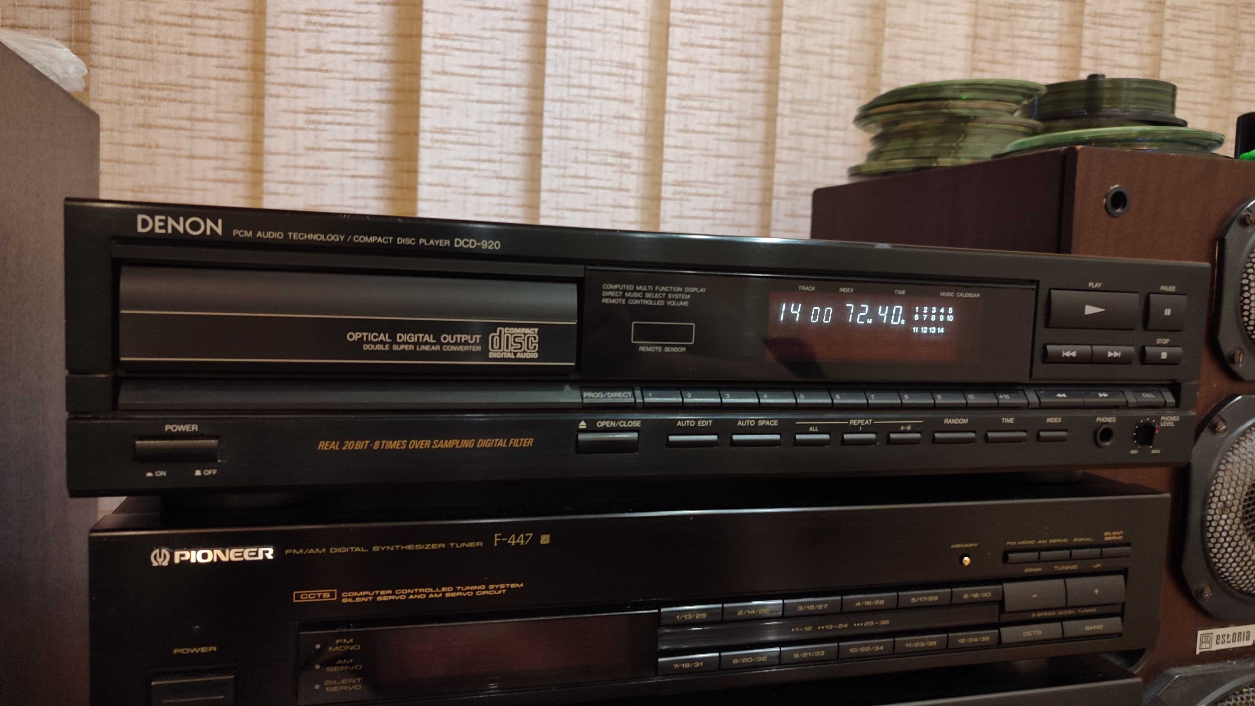 Сд/Cd Проиггрыватель DENON DCD-920.  Dac 2x PCM-61P.