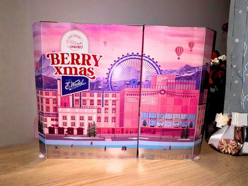 Kalendarz adwentowy only bio onlybio e.wedel wedla berry xmas kosmetyk