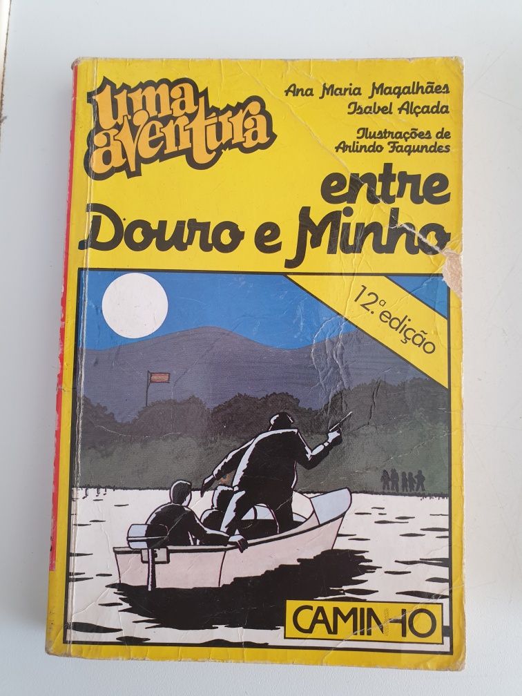 Vários livros - Uma Aventura Entre Douro e Minho.  Na ilha deserta
