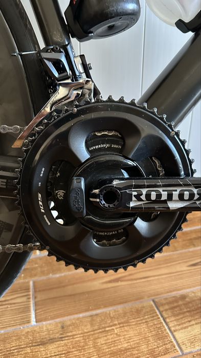 Potenciometro power2max e pedaleira rotor 3d