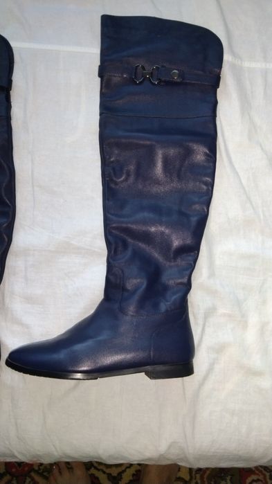 Сапоги ботфорты 39р натуральная кожа