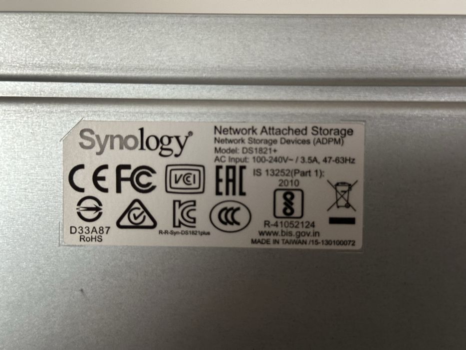 Servidor Synology Modelo DS 1815+