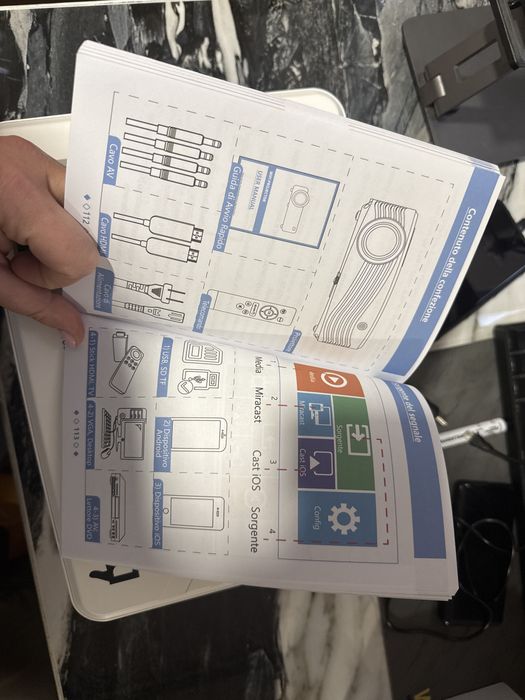 Мультимед. проектор DR.Q Ak-50 full hd led 6000 Лм WiFi з динаміками.