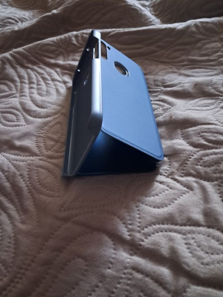 Etui Smart Clear View lustrzane  przezroczyste redmi note 8t