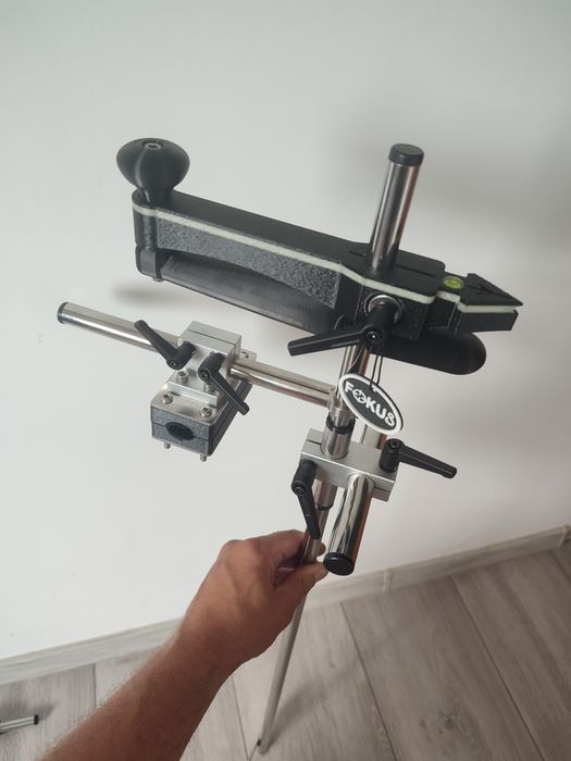 Baza montażowa, uchwyt na reling pod sztyce przetwornika echosondy