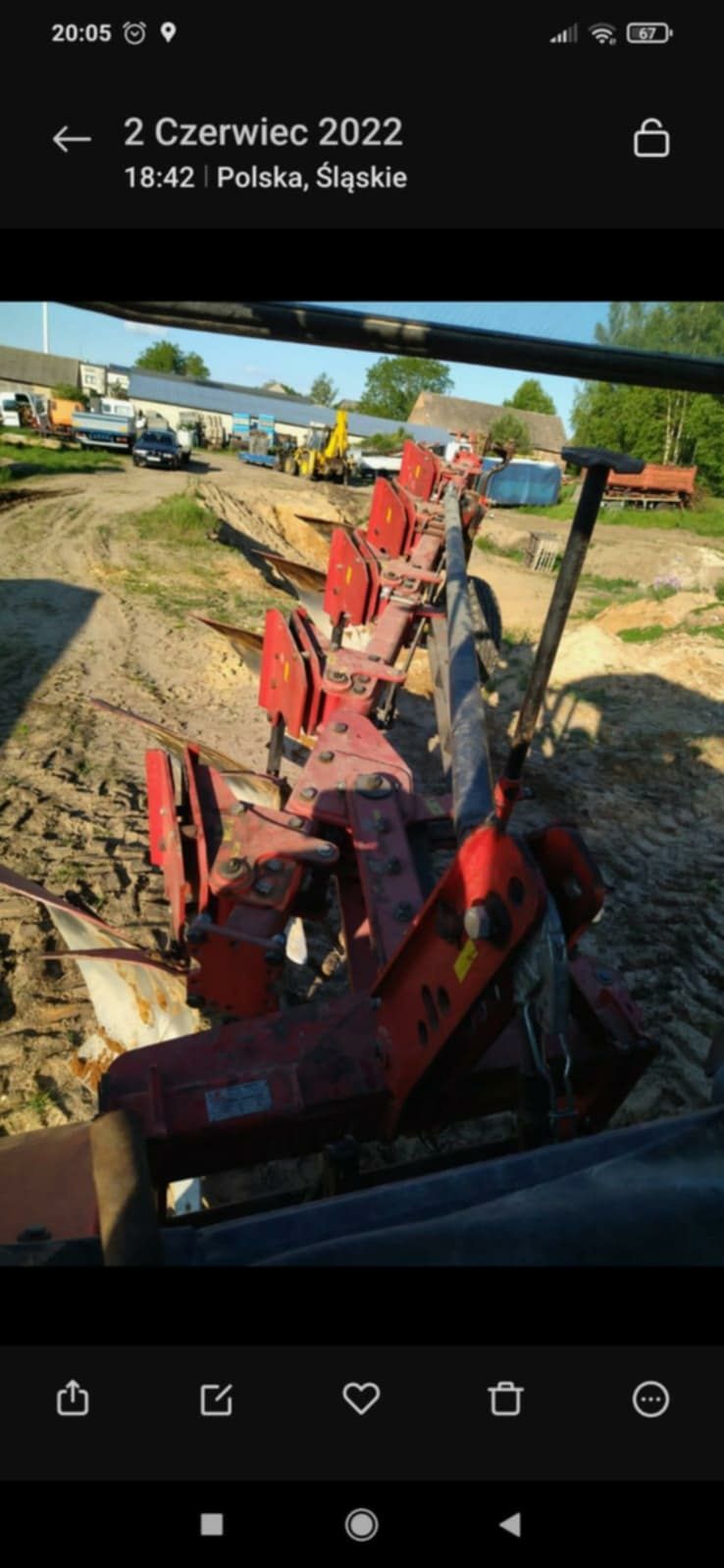 Pług zagonowy Akpil 5 skibowy Vario (unia Frost lemken 4 obrotowy