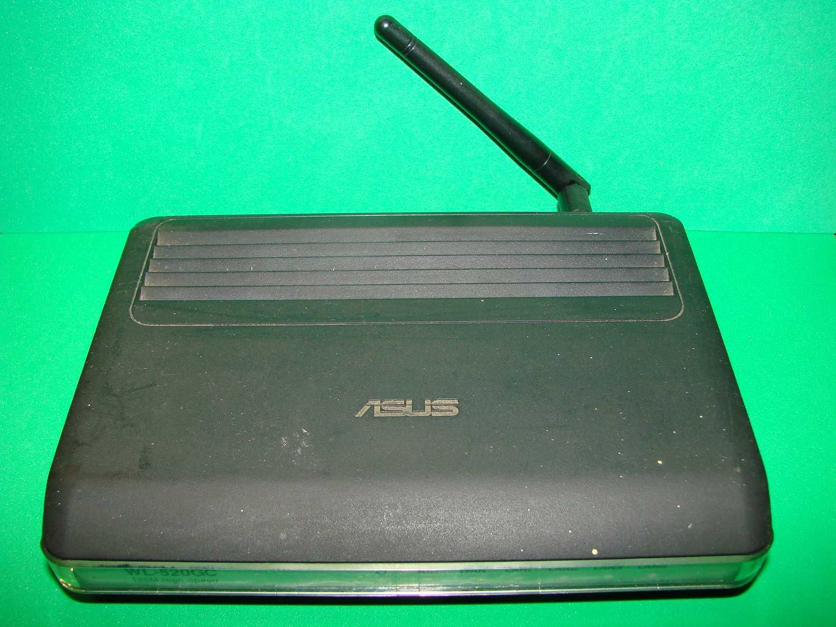 Маршрутизатор ASUS WL-520gC, Wi-Fi роутер