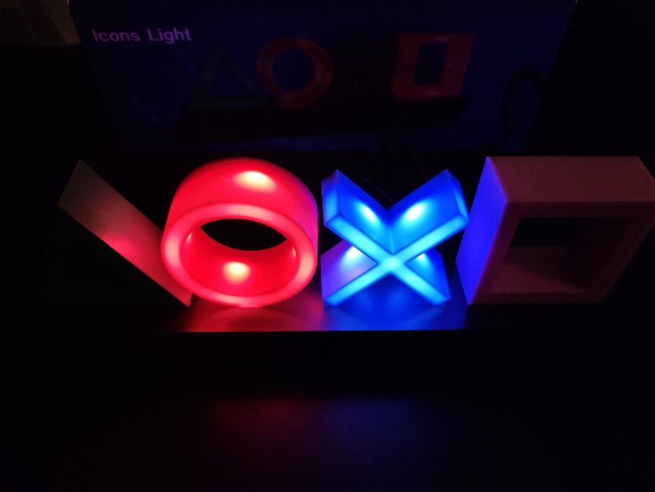 Светильник лампа PlayStation Icons Light. Новый