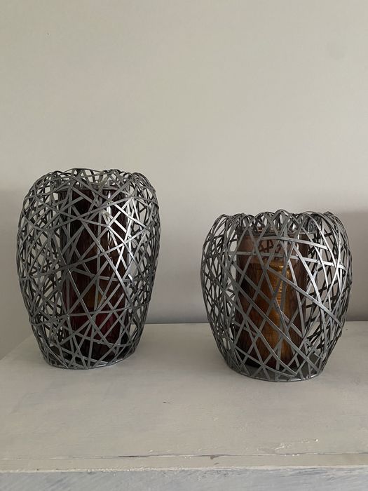 Castiçais Prateados