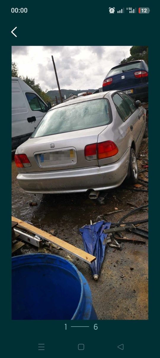 Honda civic 1.5 Gasolina so peças