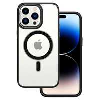Tel Protect Magnetic Clear Case Do Iphone 12 Pro Max Czarny