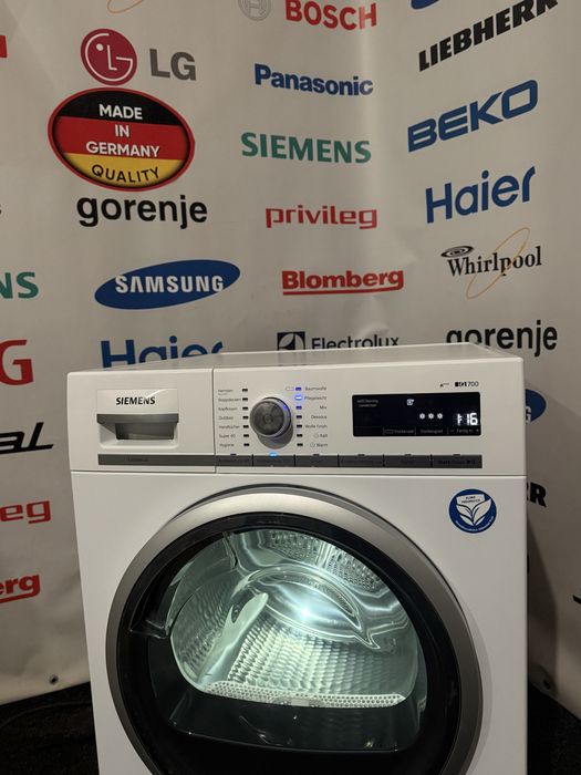 Сушильна машина/ сушка тепловий насос Siemens iQ700 WT47W5W0 8кг A+++