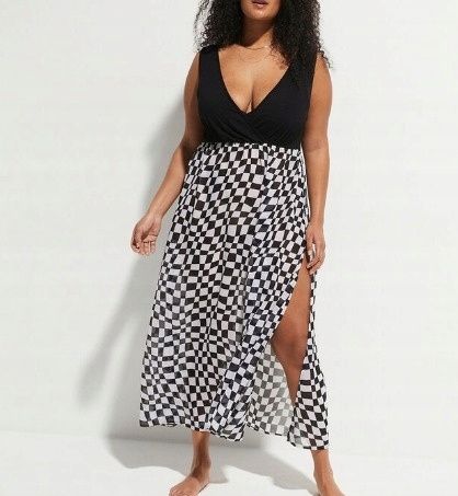 B.P.C sukienka plażowa szachownica r.36/38