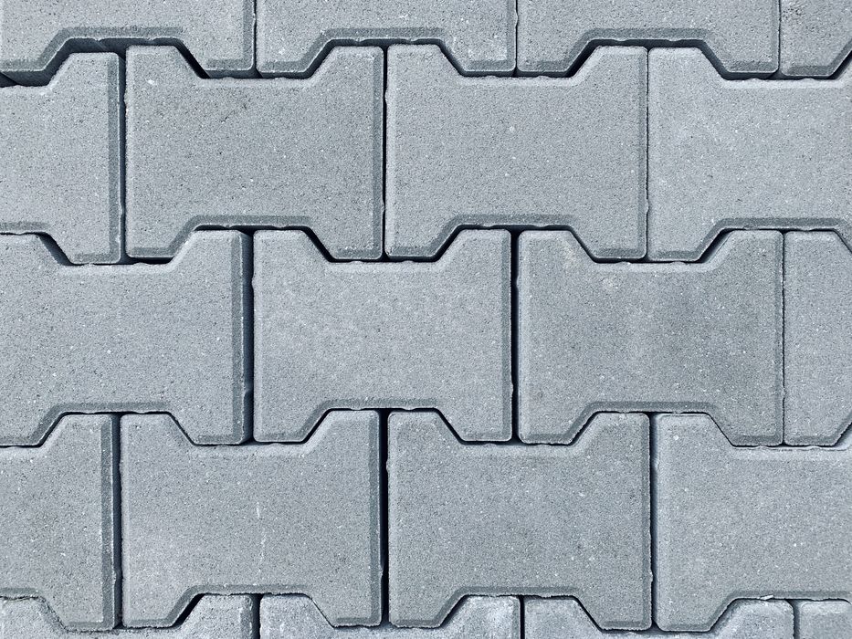 Kostka brukowa Tetka 8cm szara