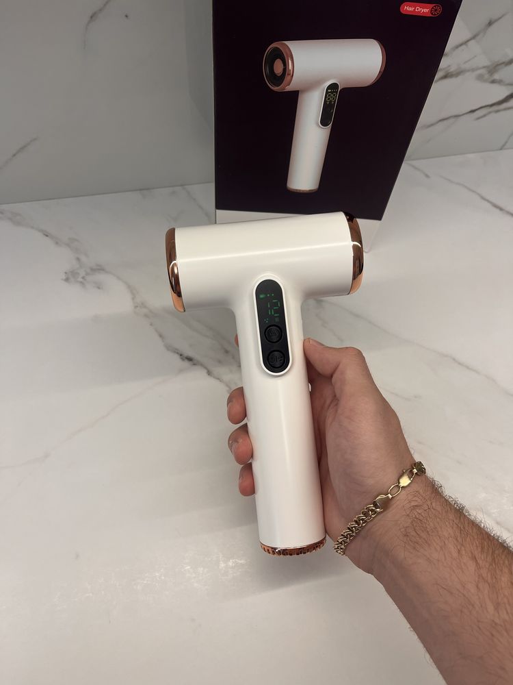 Аккумуляторный фен горячий воздух 15000 mAh