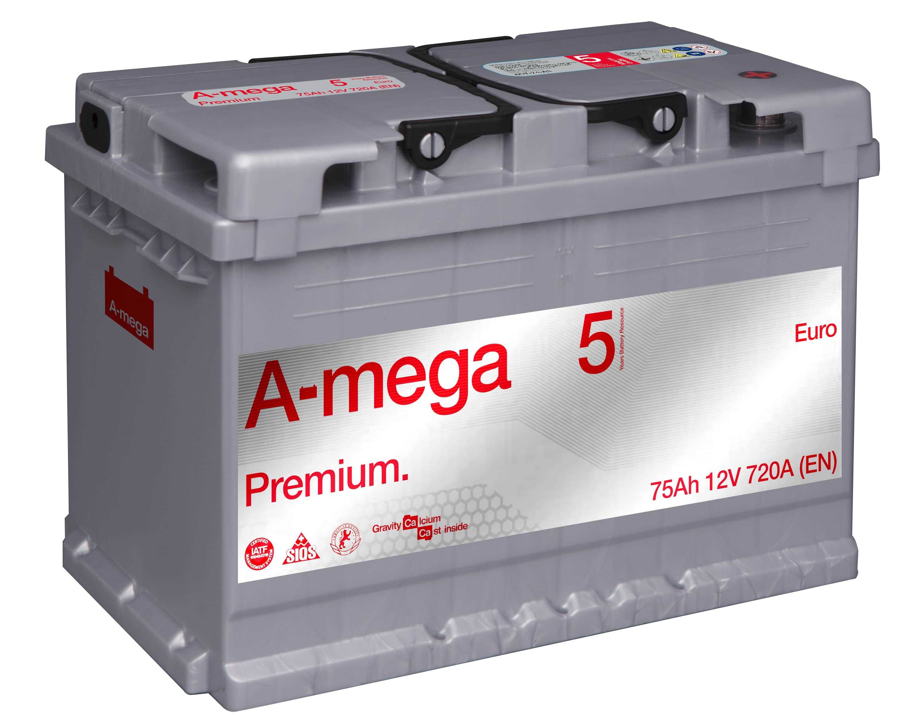 AKUMULATOR Ukraiński Amega M5 75AH 720A P+ Radom, wysyłka free
