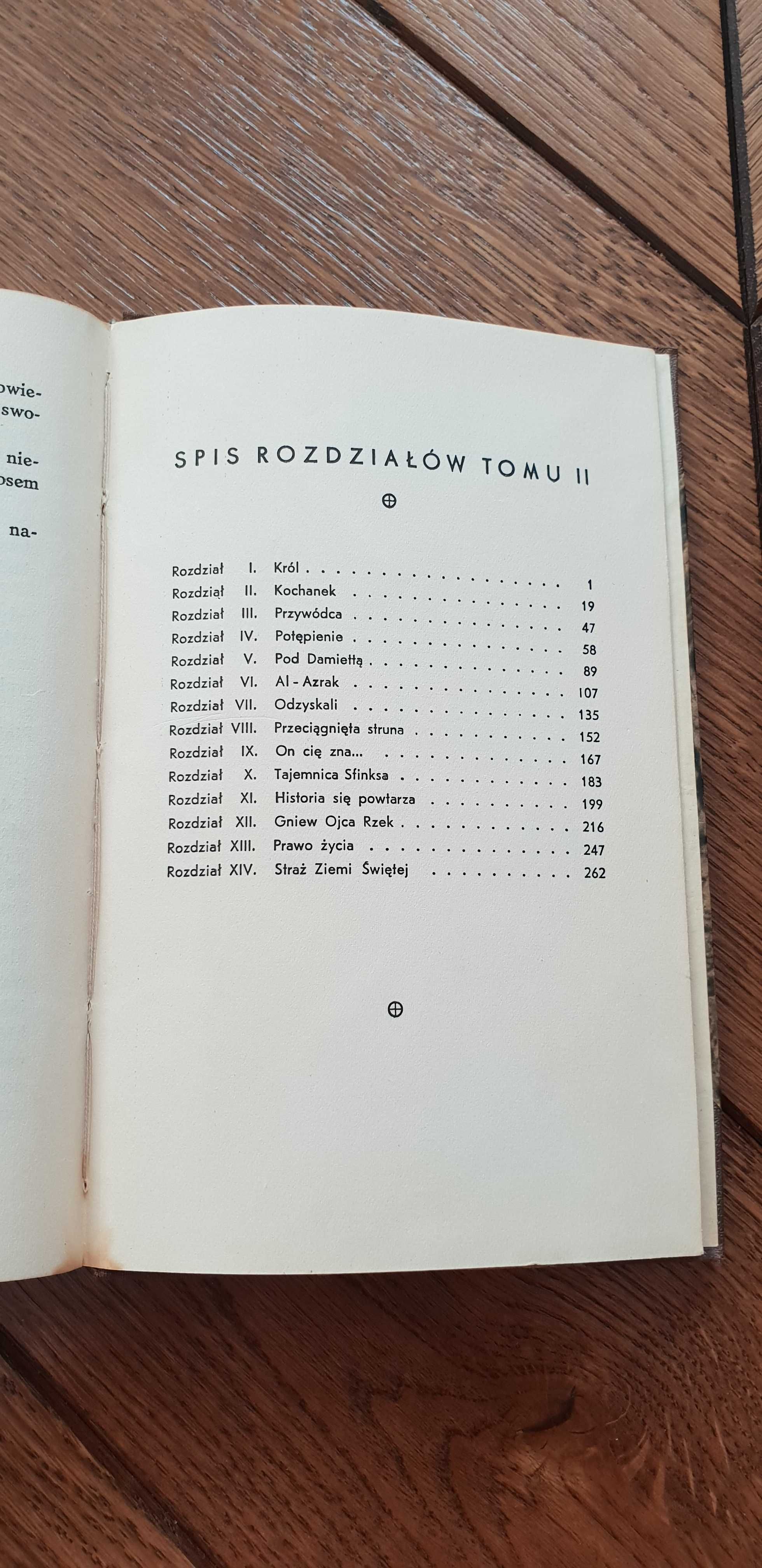 Książka rok 1937 "Bez Oręża" Zofia Kossak - tom II