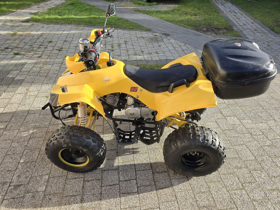 Quad 125 biegi 3+1, duża rama XL koła 8cali