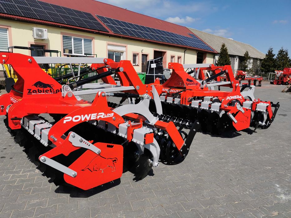 Agregat talerzowy brona ZABIEL hydropak SOLIDNA MOCNA DOSTAWA 3m