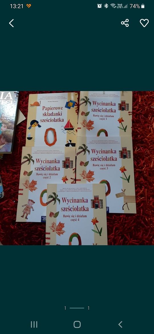 Książka ćwiczenia dla 6 lata