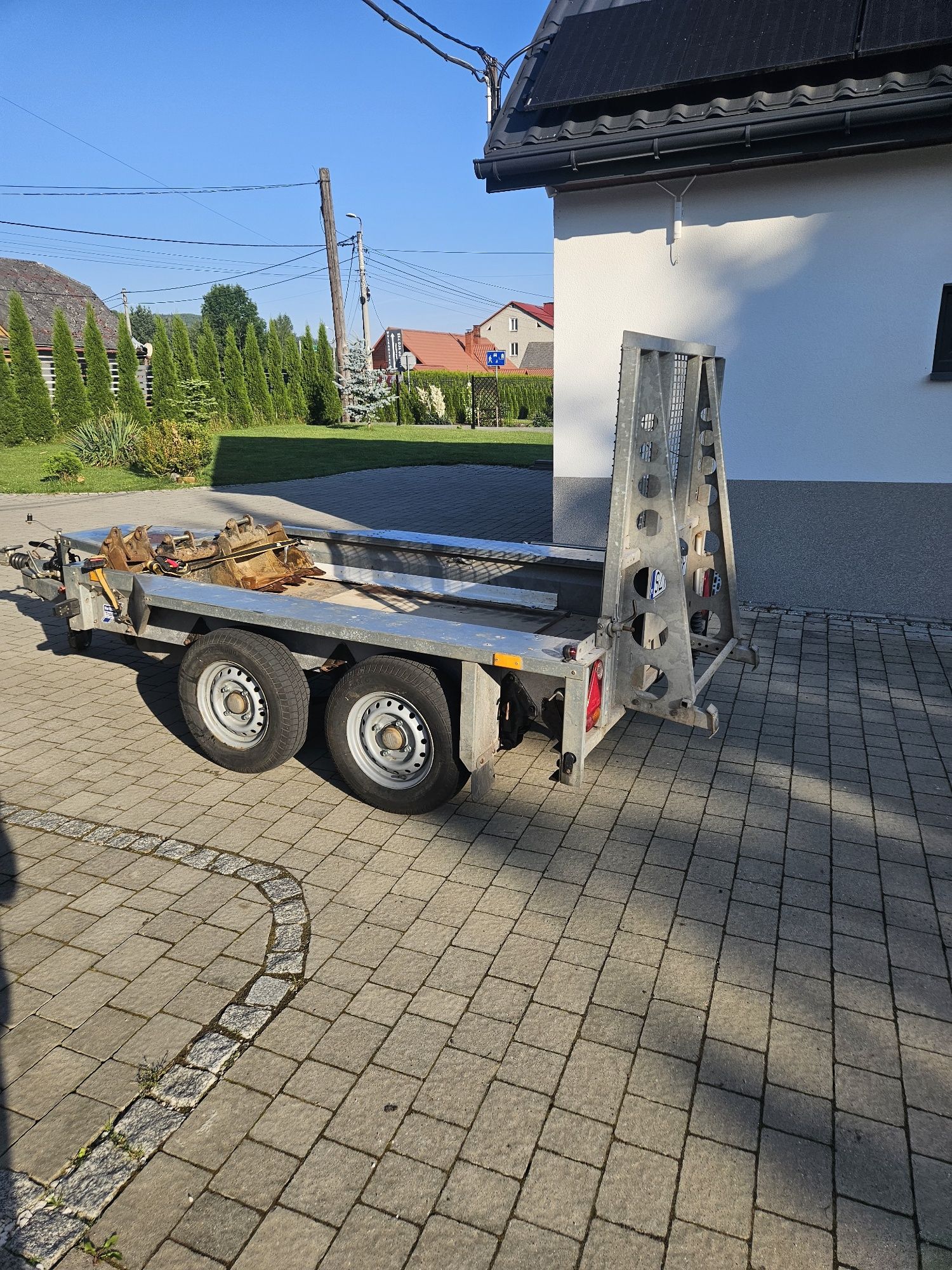 Przyczepa pod koparke wiliams gx85