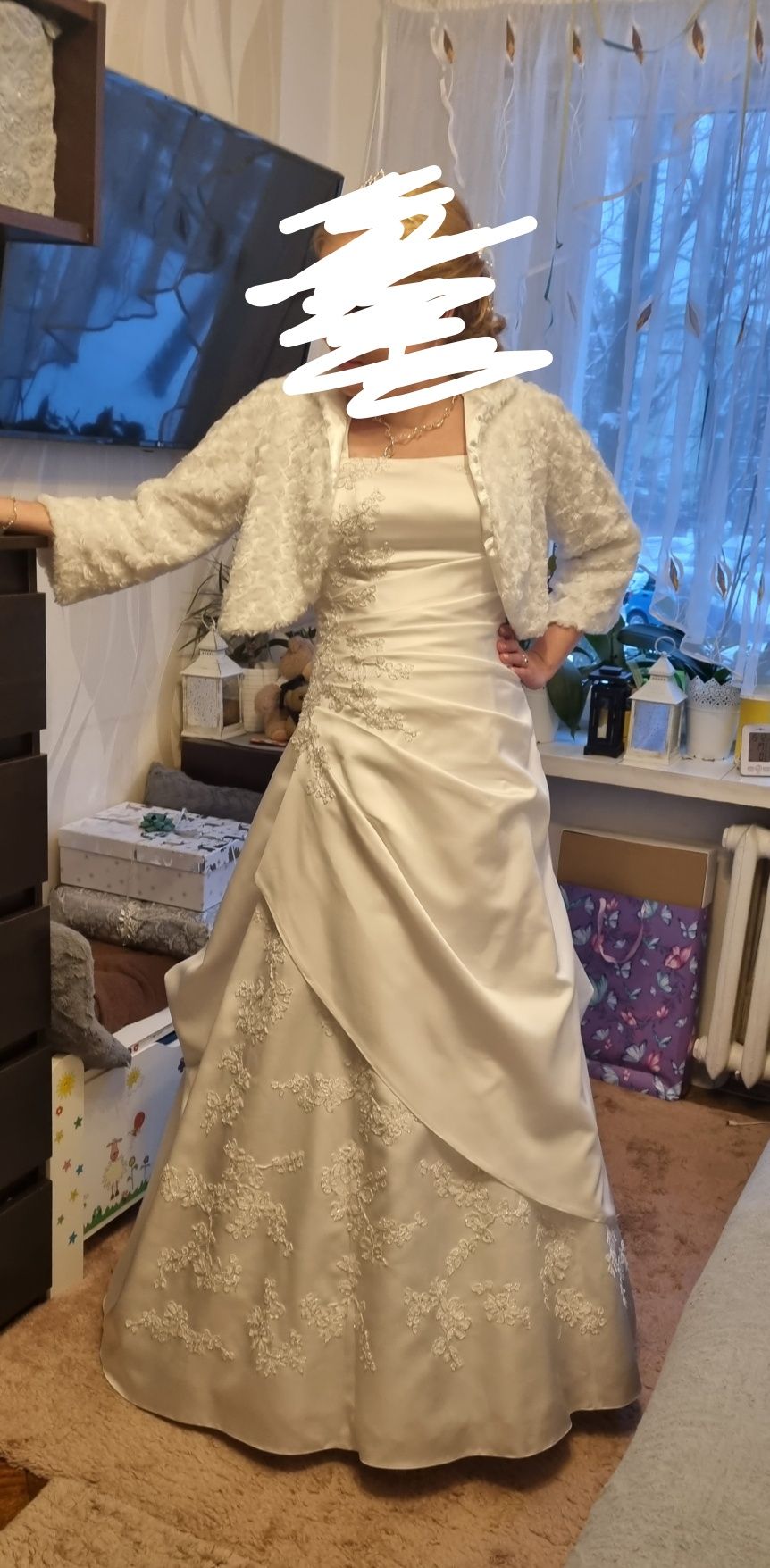 Suknia ślubna Madame Zaremba Julia, biała, 38-40