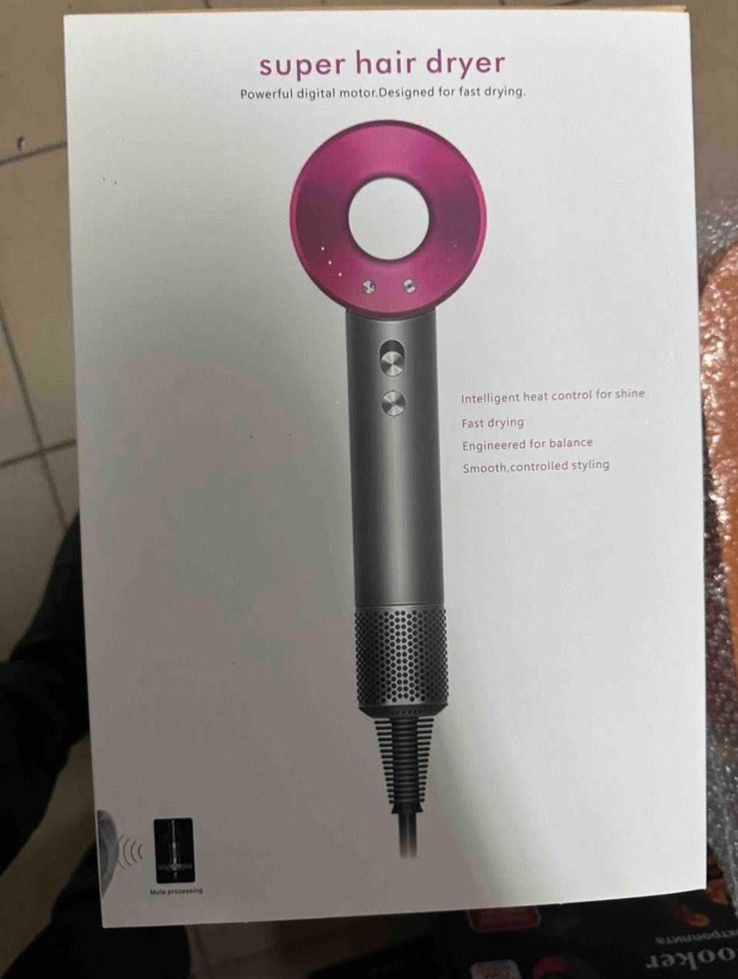 Фен dyson supersonic super hair dryer з 5 насадками