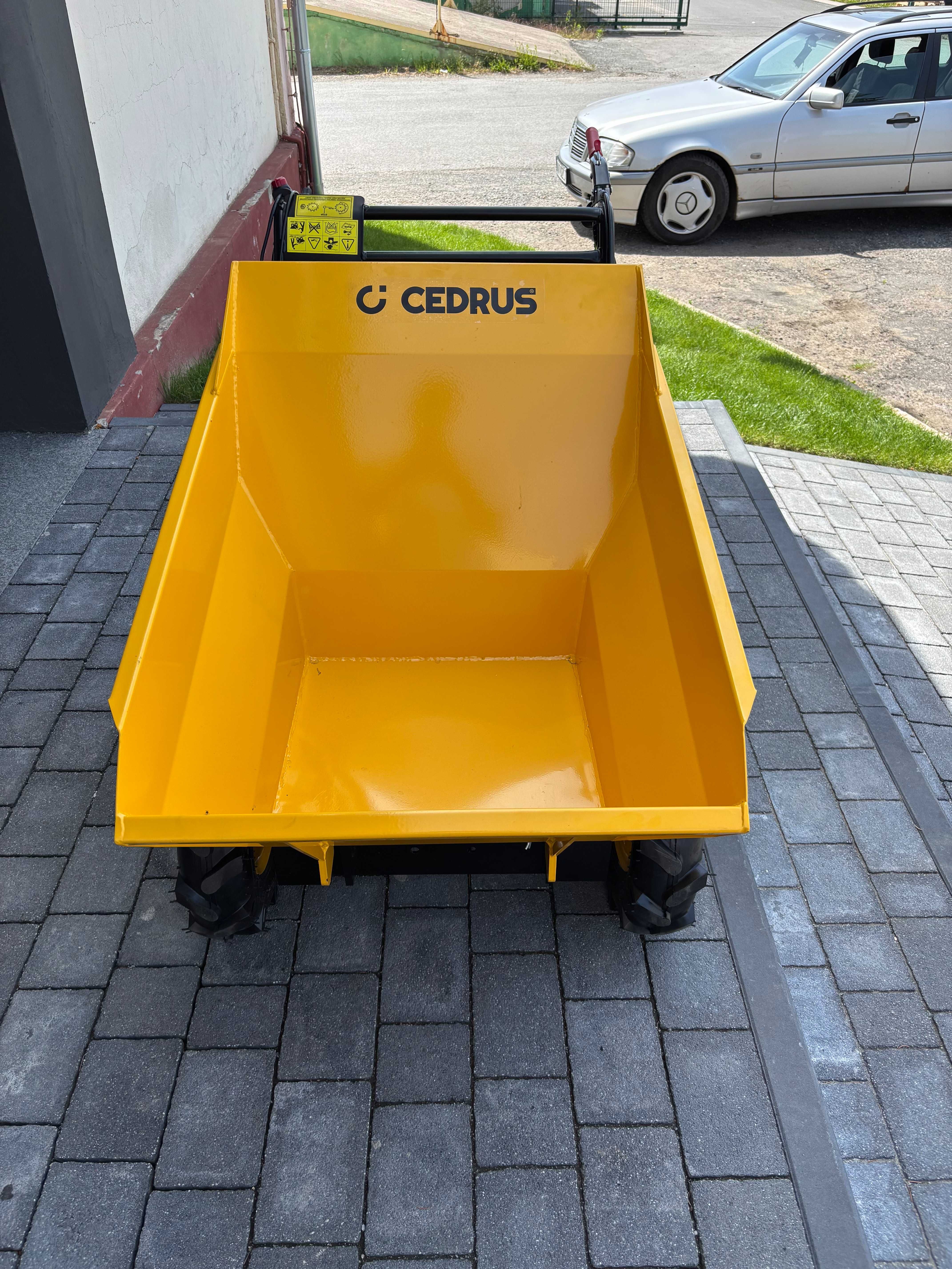 Taczka CEDRUS TR-300, z napędem, ładowność 500kg WYPOŻYCZENIE