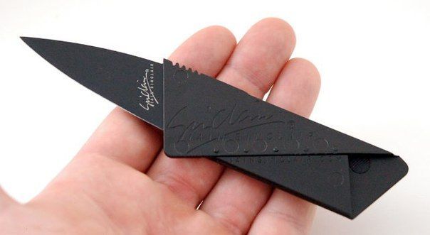 Ніж кредитка Візитка CardSharp 2. ОПТ. Складаний кишеньковий ніж