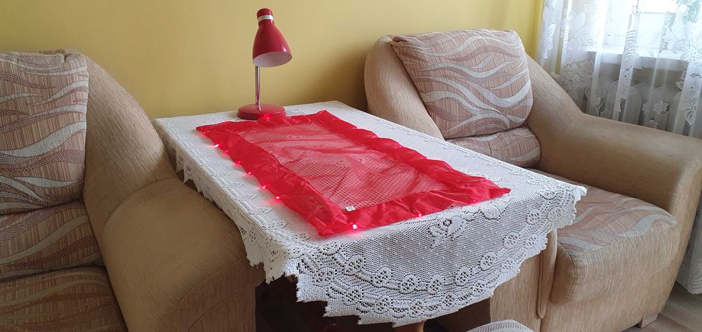 Obrus na stół LED świecący Nowy świąteczny dekoracyjny we dwoje