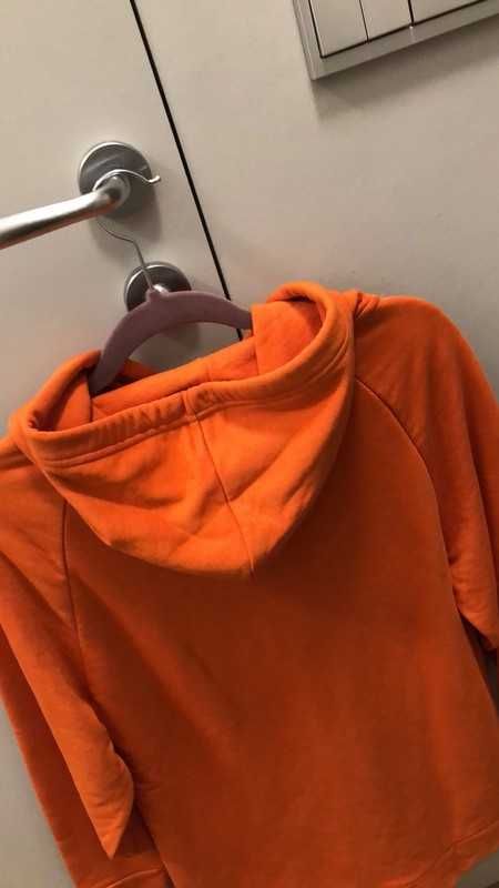 Nowa dresowa pomarańczowa sukienka bluza tommy hilfiger xs s