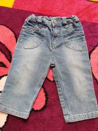 Spodnie z jeansu, z regulacją w pasku 80cm