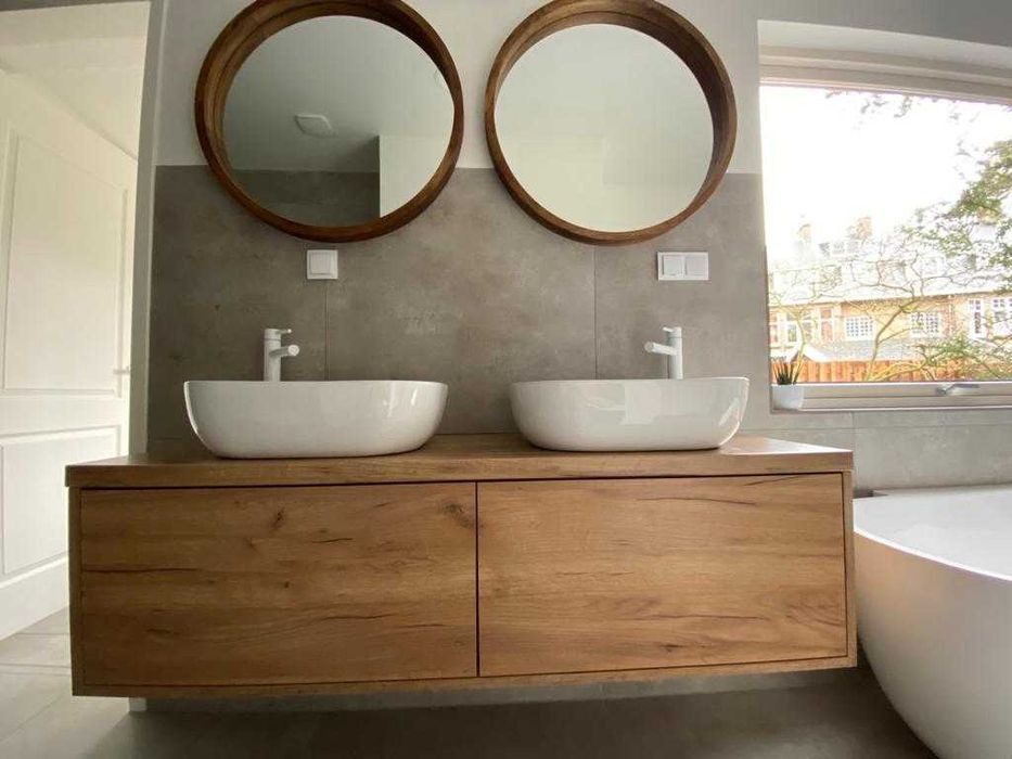 Szafka pod umywalkę - 140 cm - BLUM