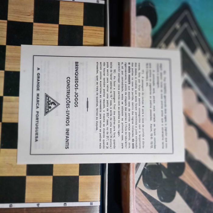 Jogo Damas - Gamão- Xadrez